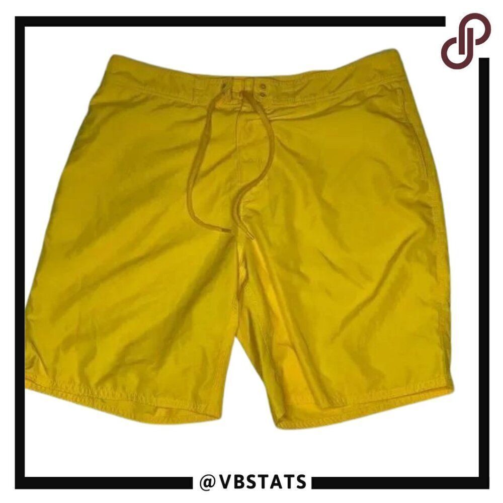 Size 35" Bonobos Canary Yellow Board Shorts
